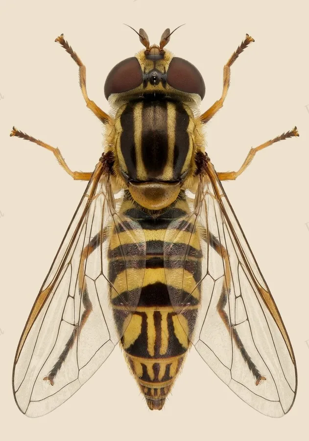 Allograpta obliqua, Allograpta obliqua, levha