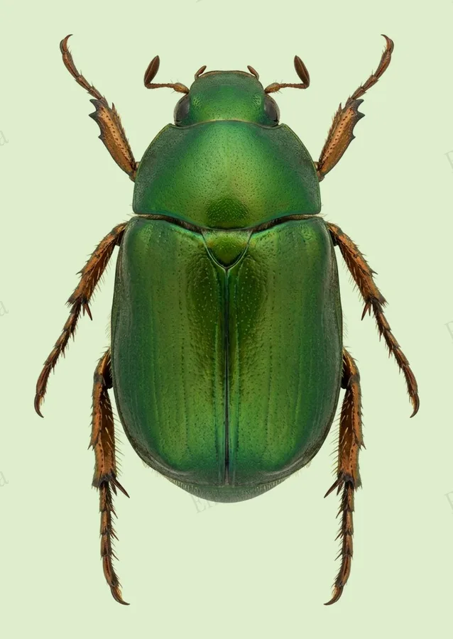 Anomala albopilosa, Anomala albopilosa, levha