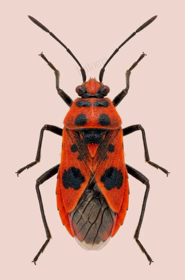 Cinnamon bug, Corizus hyoscyami, plate