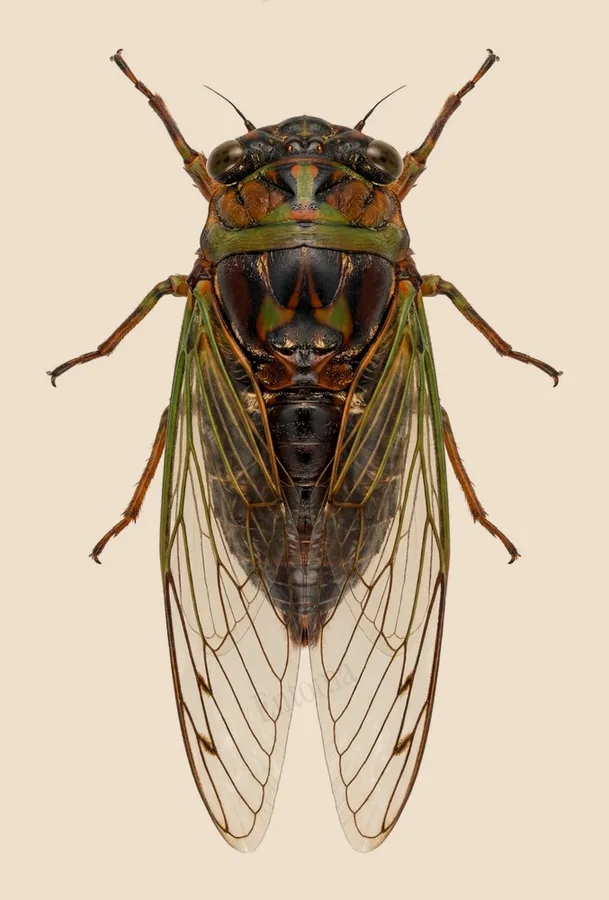Cryptotympana atrata, Cryptotympana atrata, lámina