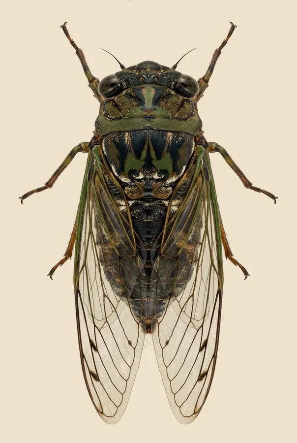 Cryptotympana facialis, Cryptotympana facialis, levha