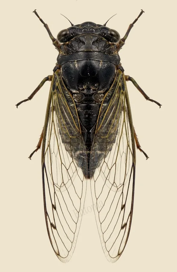 Cryptotympana takasagona, Cryptotympana takasagona, levha