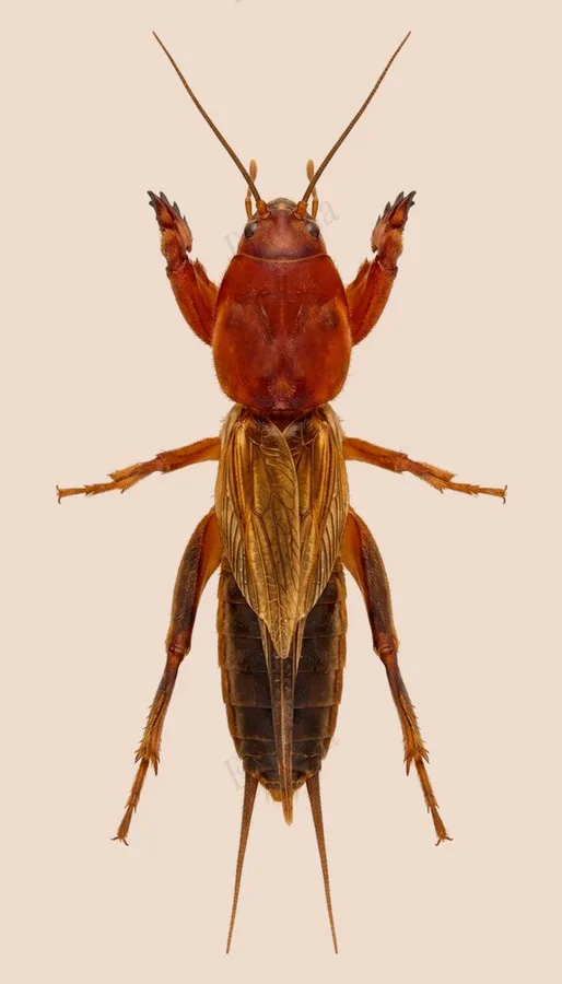 Gryllotalpa orientalis, Gryllotalpa orientalis, levha