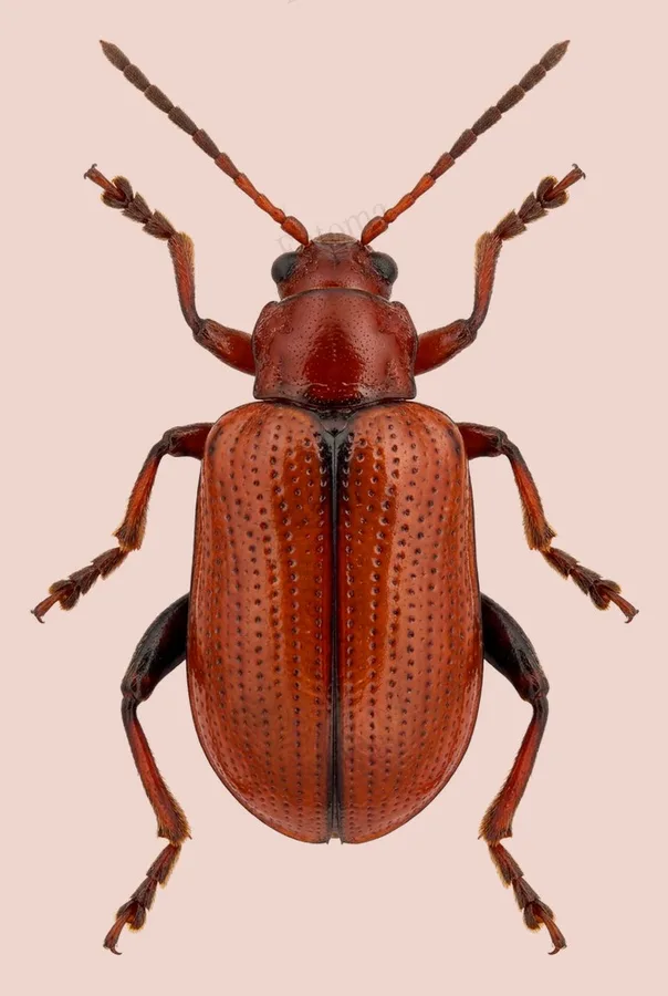 クズクビボソハムシ（Lema diversipes）の図版