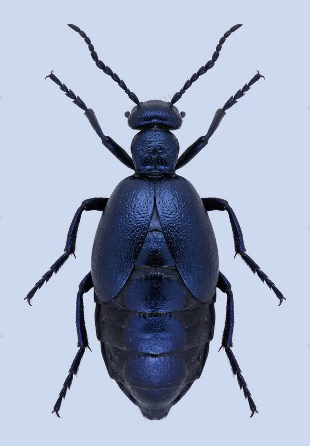 Meloe violaceus（Meloe violaceus）の図版
