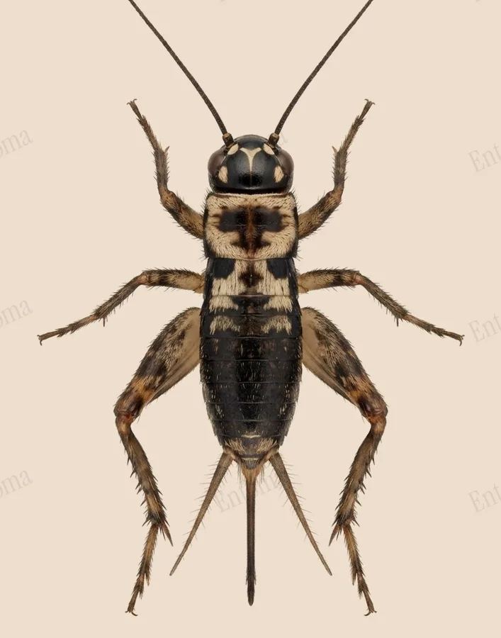 Wood cricket, Nemobius sylvestris, plate