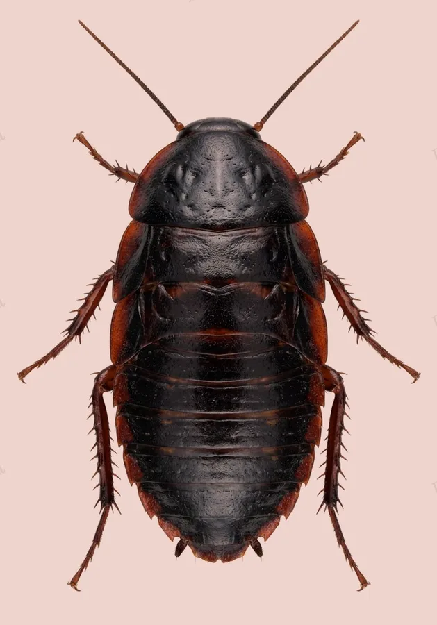 Opisthoplatia orientalis, Opisthoplatia orientalis, levha