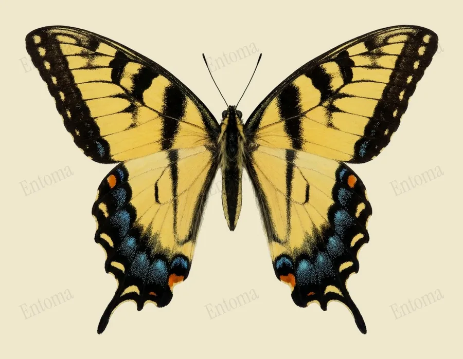 Papilio canadensis（Papilio canadensis）の図版