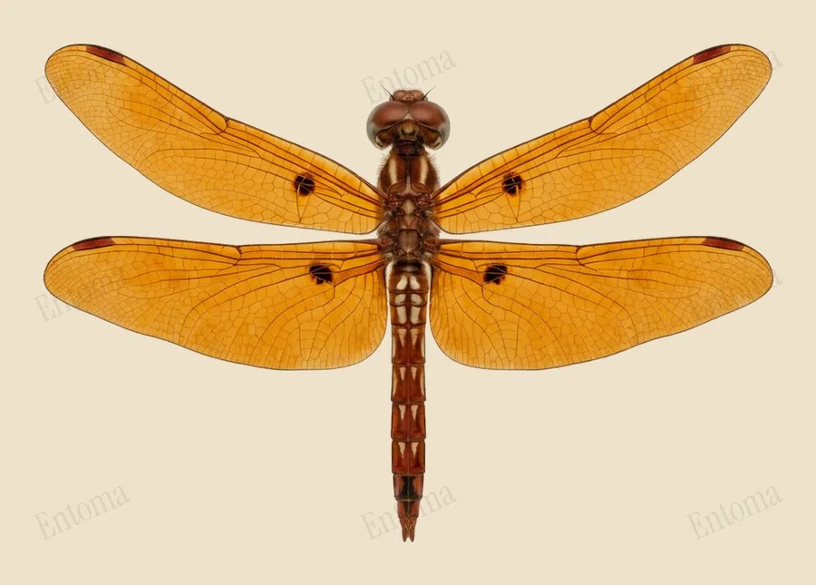 Eastern amberwing, Perithemis tenera, plate