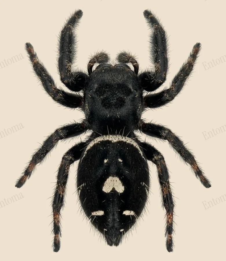 Phidippus audax（Phidippus audax）の図版