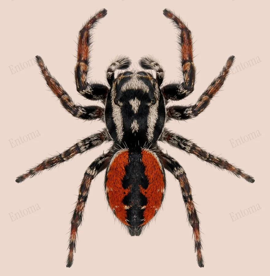 黑斑蠅狼（Philaeus chrysops）圖版
