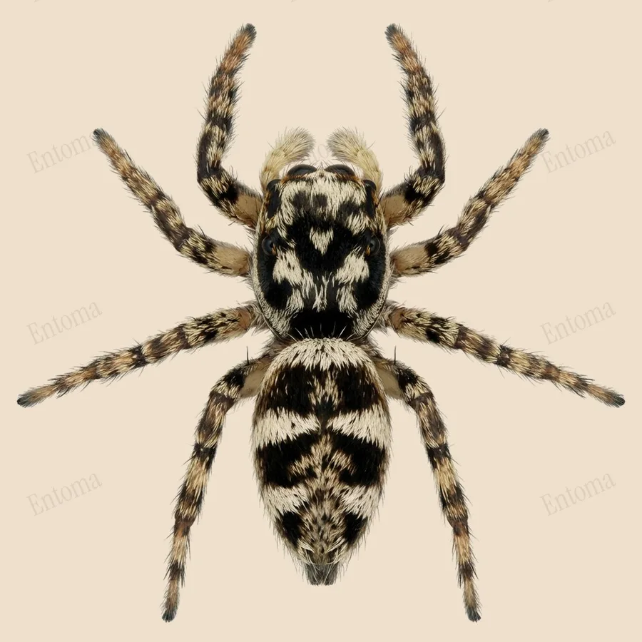 Salticus scenicus(Salticus scenicus) 도판