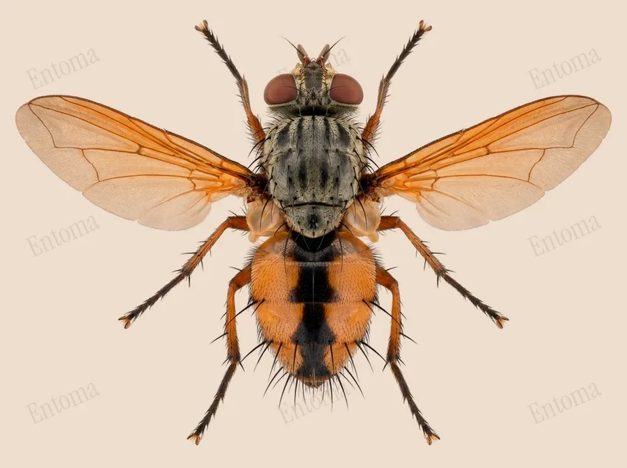 Common tachinid, Tachina fera, plate